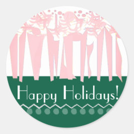 ADESIVO REDONDO ART DECO