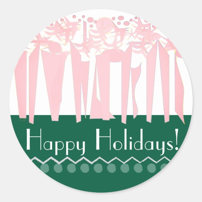 ADESIVO REDONDO ART DECO (Frente)