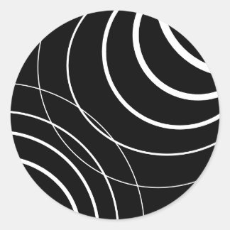 Adesivo Redondo Art Deco Double Circle Sets Stick 3