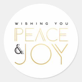 Adesivo Redondo Art Deco Holiday