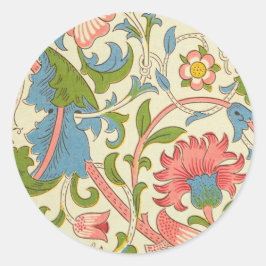 Adesivo Redondo Art nouveau lodden pattern - William Morris