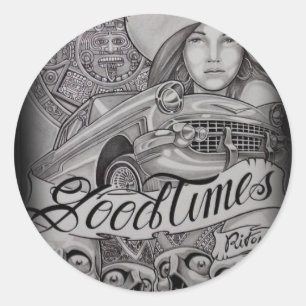 Adesivo Redondo arte