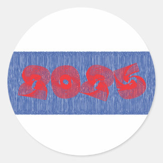Adesivo Redondo Arte 2025
