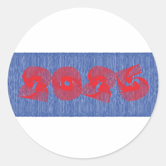 Adesivo Redondo Arte 2025 (Frente)