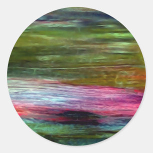 Adesivo Redondo Arte Acidental