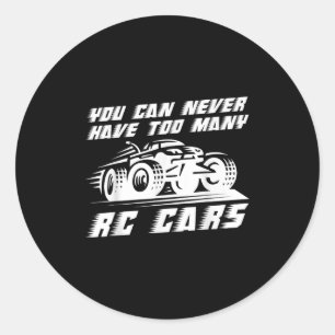 Adesivo Redondo Arte Carreira Rc Para Homens Crianças Rc Caminhão