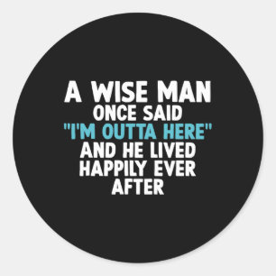 Adesivo Redondo Arte De Reforma legal Para Homens Pai Avô Retiree