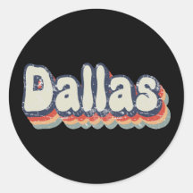 Arte de texto angustiado retrô de Dallas Texas