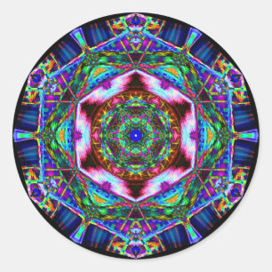 Adesivo Redondo Arte do fumo