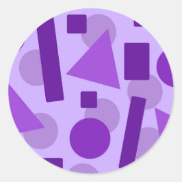 Adesivo Redondo Arte Geométrico