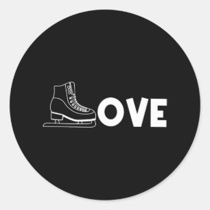 Adesivo Redondo Arte legal De Ice Para Patinadora De Velocidade Da