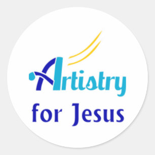Adesivo Redondo Artéria Para Jesus Stickers