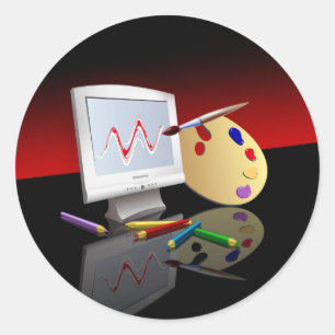 Adesivo Redondo Artes gráficas