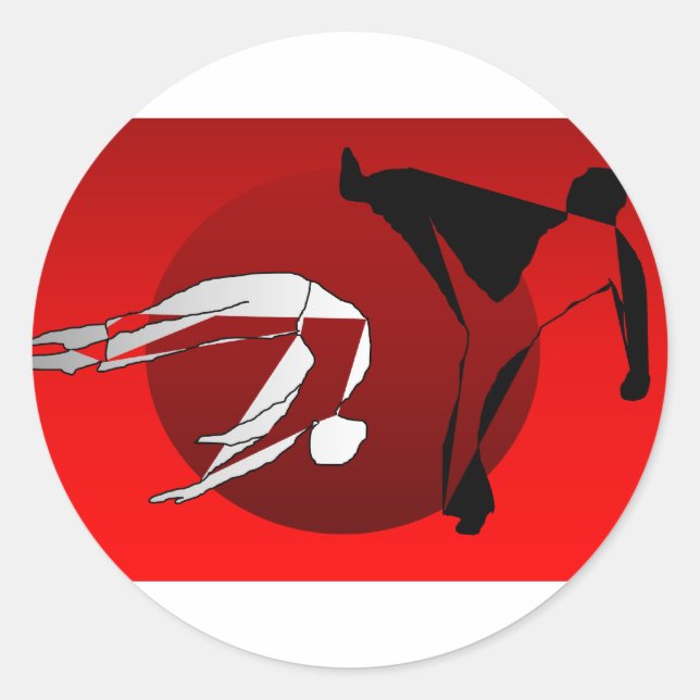 ADESIVO REDONDO ARTES MARCIAIS MAIS VESTIDAS CAPOEIRA (Frente)