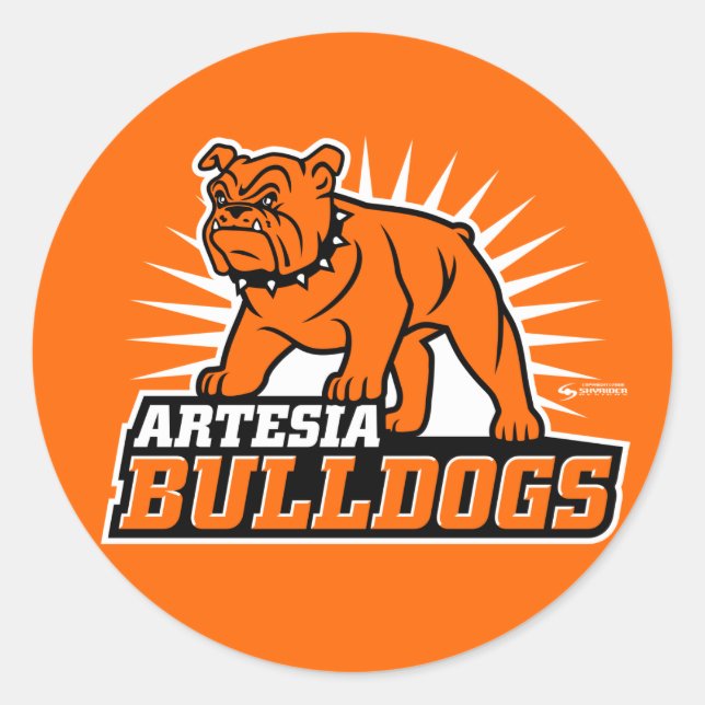 Adesivo Redondo Artesia Bulls Sticker (Frente)