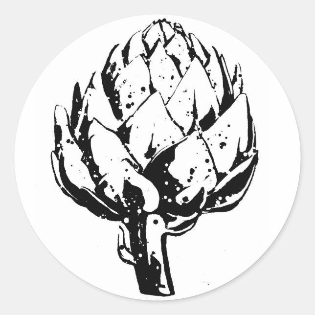 Adesivo Redondo Artichoke Sticker (Frente)
