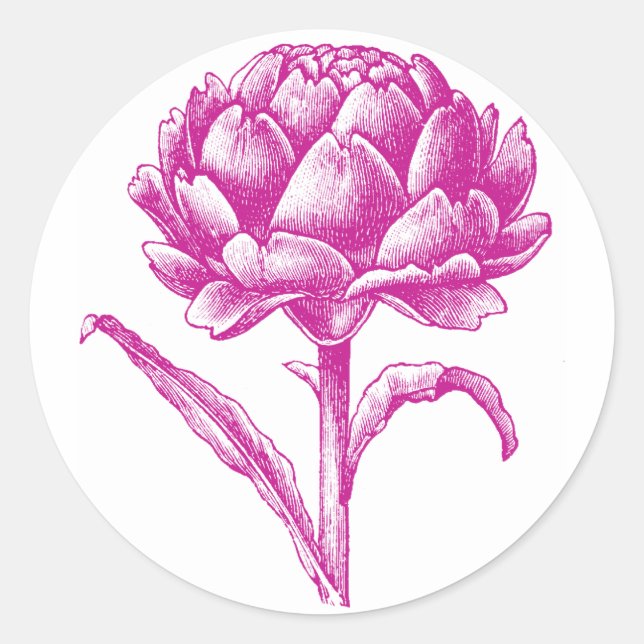 Adesivo Redondo Artichoke Stickers (Frente)