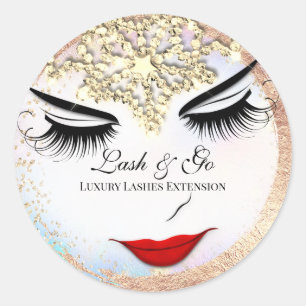 Adesivo Redondo Artista Makeup Lash Extension Lábios Beauty Star 