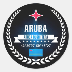 Adesivo Redondo Aruba