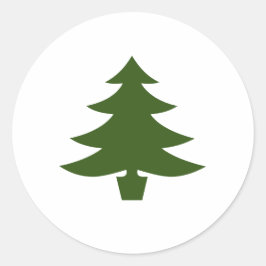Adesivo Redondo Árvore