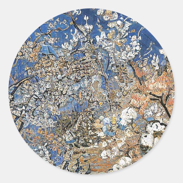 ADESIVO REDONDO ÁRVORE BLOSSOM (Frente)