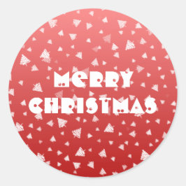 Adesivo Redondo Árvore de Natal
