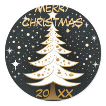 Árvore de Natal com Vinheta de Prata