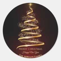 Árvore de Natal Elegante com luz cintilante