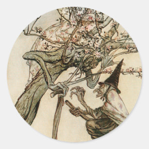 Adesivo Redondo Árvore de O de meus