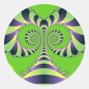 Adesivo Redondo Árvore louca