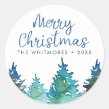 Árvore Natal Aquarela