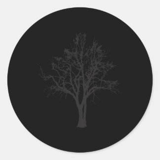 Adesivo Redondo Árvore Natural Arborista Abraçadores de Carvalho