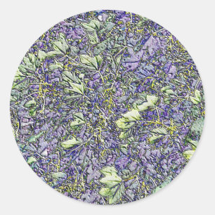 ADESIVO REDONDO ÁRVORES