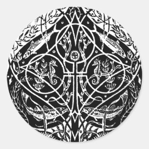 ADESIVO REDONDO ÁS DE ESPADA