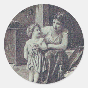 Adesivo Redondo As Duas Famílias