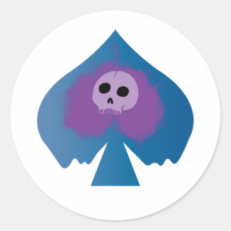 Adesivo Redondo Ás Envenenada da Escada