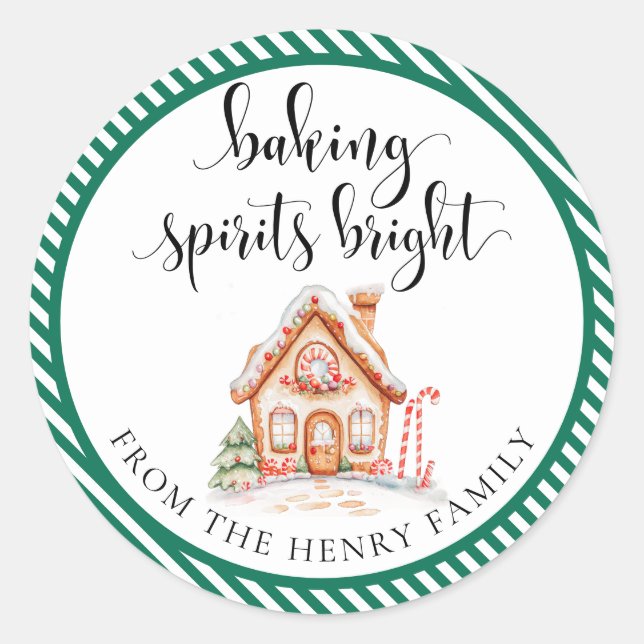 Adesivo Redondo As Espíritos Espancadas, Brilhantes, Vinhetas De N (Frente)