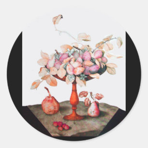 ADESIVO REDONDO AS FRUTAS 5 DA ESTAÇÃO