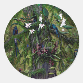 Adesivo Redondo As Jungles de Tikal