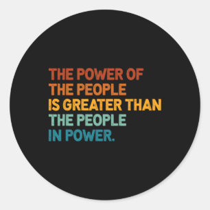 Adesivo Redondo As Pessoas De Energia São Maiores Que As Pessoas E