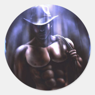 Adesivo Redondo Às vezes é o Céu - Cowboy