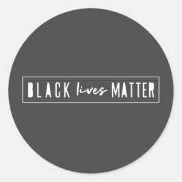 Adesivo Redondo As Vidas Negras Importam | BLM Race Igualdade Mode