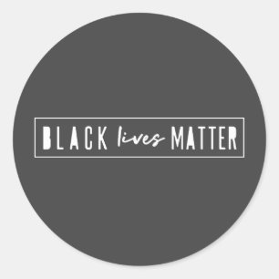 Adesivo Redondo As Vidas Negras Importam BLM Race Igualdade Mode