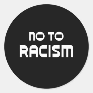 Adesivo Redondo As Vidas Negras Importam Não Ao Racismo
