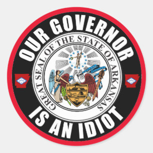 Adesivo Redondo Asa Hutchinson é uma idiota