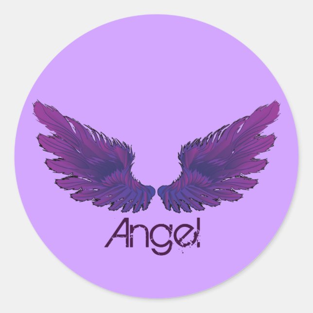 Adesivo Redondo Asas (Frente)