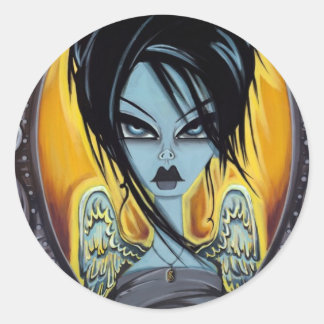 Adesivo Redondo Asas do Desejo