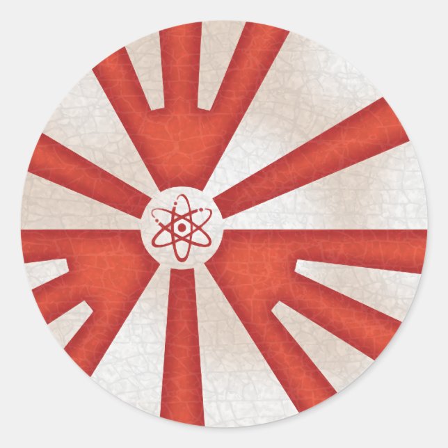 Adesivo Redondo Ascensão de Níveis de Rad (Frente)