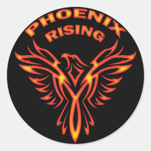 ADESIVO REDONDO ASCENSÃO DE PHOENIX