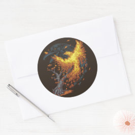 Adesivo Redondo Ascensão de queda